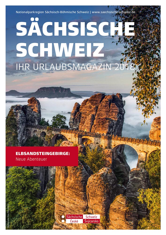 Urlaubsmagazin Sächsische Schweiz 2018 erscheint